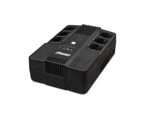 Источник бесперебойного питания Powerman BRICK 600, черный Источник бесперебойного питания Powerman BRICK 600, черный