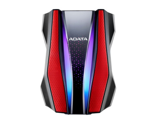 Жесткий диск внешний 1TB ADATA HD770G, RGB, черный/красный Жесткий диск внешний 1TB ADATA HD770G, RGB, черный/красный