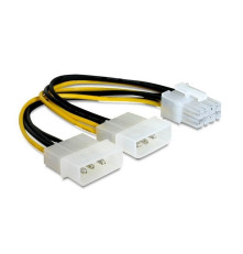 Разветвитель питания Cablexpert CC-PSU-81, 2хMolex-PCI-Express 8pin, для подключения в/к PCI-Е (8pin) к б/п ATX