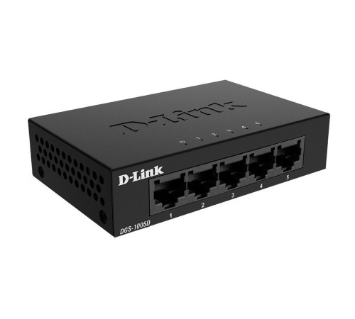 Коммутатор D-Link DGS-1005D/J2A, черный