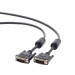 Кабель DVI-D dual link Cablexpert CC-DVI2-BK-6, 25M/25M, 1.8 м, черный, экран, феррит. кольца