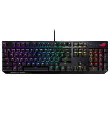 Клавиатура проводная игровая ASUS XA02 ROG STRIX SCOPE ROG NX Red ABS, черный