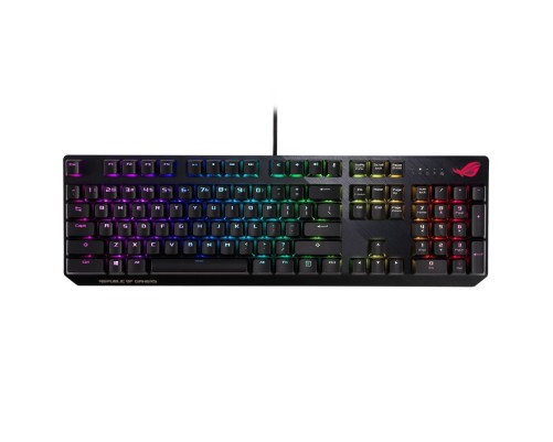 Клавиатура проводная игровая ASUS XA02 ROG STRIX SCOPE ROG NX Red ABS, черный Клавиатура проводная игровая ASUS XA02 ROG STRIX SCOPE ROG NX Red ABS, черный