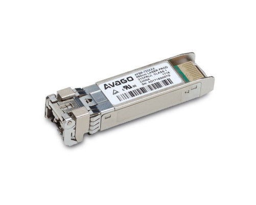 Трансивер Avago AFBR-735SMZ, 25GbE (25G/10G), SFP28, 25GBASE-SR, LC MM 100m, 850nm VCSEL laser, DMI, (0C...70C), bail de-latch, Foxconn Avago