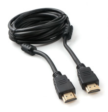 Кабель HDMI Cablexpert CCF2-HDMI4-10, 3 м, v2.0, 19M/19M, черный, позол. разъемы, экран, 2 ферр кольца