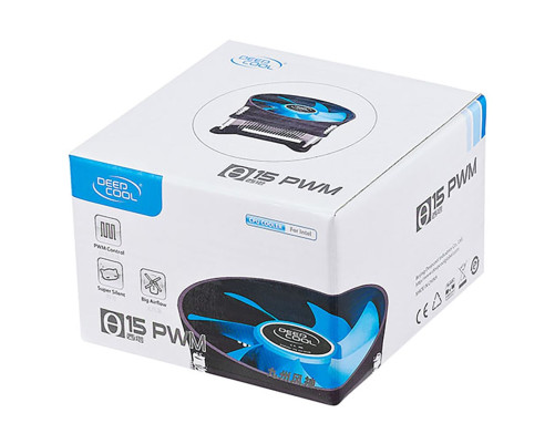 Вентилятор для процессора Deepcool THETA 15 PWM, черный/синий