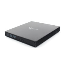 Оптический привод внешний DVD±RW Gembird DVD-USB-02, USB 2.0, черный, RTL