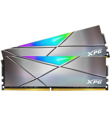 Модуль оперативной памяти ADATA XPG Spectrix D50 RGB Grey Gaming Memory AX4U360016G18I-DT50 32GB DDR4 3600 DIMM Non-ECC, CL18, 1.35V, Kit 2x16Gb, RTL