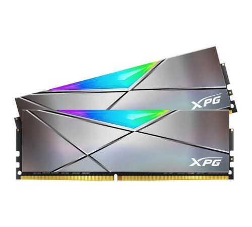Модуль оперативной памяти XPG 16GB SPECTRIX D50 RGB Grey DDR4 3600Mhz DIMM, CL18, 1.35V, Kit 2x8GB, RTL