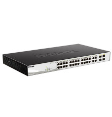 Коммутатор D-Link DGS-1210-28MP/F3A, черный