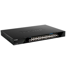 Коммутатор D-Link DGS-1520-28MP/A1A, черный