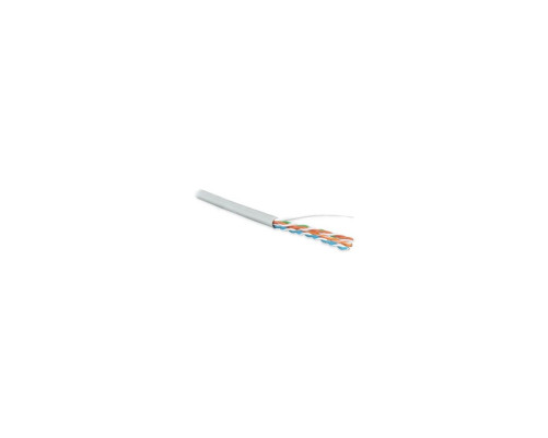Кабель витая пара Hyperline U/UTP, неэкранированный, cat.5, 4 pair, 24 AWG, LSZH, 305 м, серый Кабель витая пара Hyperline U/UTP, неэкранированный, cat.5, 4 pair, 24 AWG, LSZH, 305 м, серый