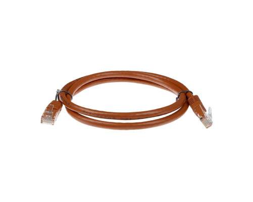 Патч-корд ACD Cat 6, UTP, 26 AWG, 4 Pair, CU, LSZH, 1 м, коричневый Патч-корд ACD Cat 6, UTP, 26 AWG, 4 Pair, CU, LSZH, 1 м, коричневый
