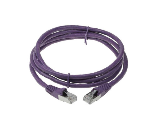 Патч-корд ACD Cat 6a, SSTP, 26 AWG, 4 Pair, CU, LSZH, 5 м, пурпурный Патч-корд ACD Cat 6a, SSTP, 26 AWG, 4 Pair, CU, LSZH, 5 м, пурпурный