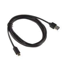 Кабель ACD Nexus 933A USB 3.0 Gen1, USB-A male - USB-C male, 2 м, 12В, 3А, черный