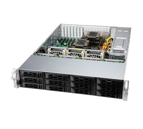 Корпус SuperMicro CSE-LA26E1C4-R609LP, черный