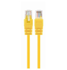 Патч-корд Cablexpert UTP кат.5e, 0.5 м, литой, многожильный, жёлтый