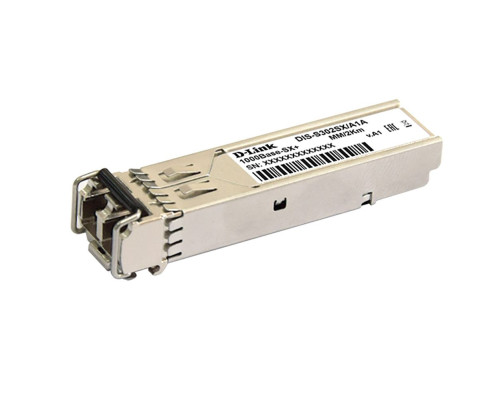 Трансивер D-Link S302SX/A1A, SFP, 1000Base-SX+ для многомодового оптического кабеля, 2 км