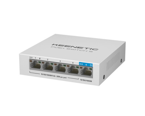 Коммутатор Keenetic PoE+ Switch 5 (KN-4610)