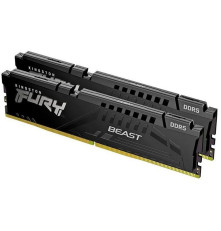 Модуль оперативной памяти Kingston 16GB DDR5 5200 DIMM FURY Beast Black EXPO kit 2*8gb, Non-ECC,1RX16 36-40-40 1.25V 288-pin 16Gbit