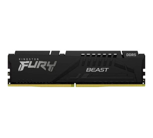 Модуль оперативной памяти Kingston 8GB FURY Beast Black EXPO DDR5 5200Mhz DIMM, 1RX16 36-40-40 1.25V 288-pin 16Gbit