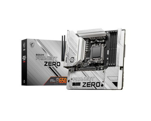Материнская плата MSI B650M PROJECT ZERO (AM5) Материнская плата MSI B650M PROJECT ZERO (AM5)
