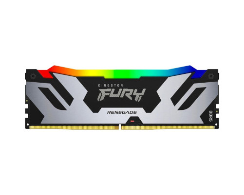Модуль оперативной памяти Kingston 24GB FURY Renegade Silver/Black RGB XMP DDR5 7200Mhz DIMM 1RX8 38-44-44 1.45V 288-pin 24Gbit Модуль оперативной памяти Kingston 24GB FURY Renegade Silver/Black RGB XMP DDR5 7200Mhz DIMM 1RX8 38-44-44 1.45V 288-pin 24Gbit