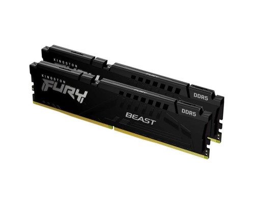 Модуль оперативной памяти Kingston 16GB DDR5 5600 DIMM FURY Beast Black EXPO kit 2*8gb, 288pin, Non-ECC