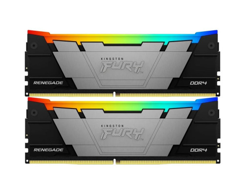 Модуль оперативной памяти Kingston 16GB DDR4-3600 (Kit of 2) FURY Renegade RGB KF436C16RB2AK2/16 Модуль оперативной памяти Kingston 16GB DDR4-3600 (Kit of 2) FURY Renegade RGB KF436C16RB2AK2/16