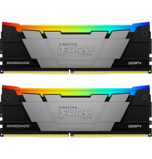 Модуль оперативной памяти Kingston 16GB DDR4 3200 FURY Renegade RGB Black XMP Non-ECC Unbuffered DIMM (Kit 2*8gb) 1RX8 16-18-18 1.35V 288-pin 8Gbit