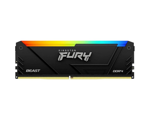 Модуль оперативной памяти Kingston 32GB DDR4-2666 FURY Beast RGB KF426C16BB2A/32 Модуль оперативной памяти Kingston 32GB DDR4-2666 FURY Beast RGB KF426C16BB2A/32