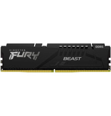 Модуль оперативной памяти Kingston 32GB DDR5 5200 DIMM FURY Beast Black EXPO Non-ECC Unbuffered  2RX8 36-40-40 1.25V 288-pin 16Gbit