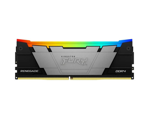 Модуль оперативной памяти Kingston 16GB DDR4 3600 FURY Renegade RGB Black XMP Non-ECC Unbuffered DIMM (Single Module) 2RX8 16-20-20 1.35V 288-pin 8Gbit