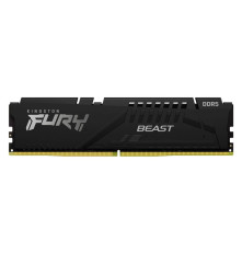 Модуль оперативной памяти Kingston 16GBDDR5 5200 DIMM FURY Beast Black Gaming Memory KF552C40BB-16 Non-ECC, CL40, 1.25V, KF552C40BB-16 1RX8, RTL, (324372)