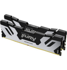 Модуль оперативной памяти Kingston 64GB DDR5 6400 FURY Renegade Silver/Black XMP Non-ECC Unbuffered DIMM (Kit 2*32gb) 2RX8 32-39-39 1.4V 288-pin 16Gbit