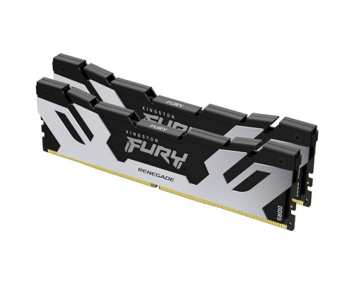 Модуль оперативной памяти Kingston 64GB DDR5 6400 FURY Renegade Silver/Black XMP Non-ECC Unbuffered DIMM (Kit 2*32gb) 2RX8 32-39-39 1.4V 288-pin 16Gbit