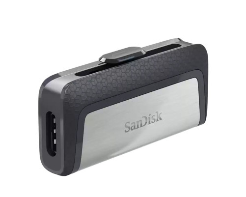 USB накопитель 64GB SanDisk Ultra Dual USB 3.2 Gen 1, черный/серебристый