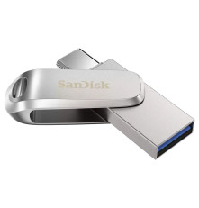 USB накопитель 1TB SanDisk Ultra Dual Drive Luxe USB 3.1 Gen 1, серебристый