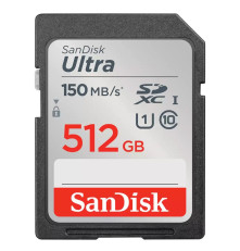 Карта памяти SDXC 512GB SanDisk Ultra SDSDUNC-512G-GN6IN Class 10 UHS-I