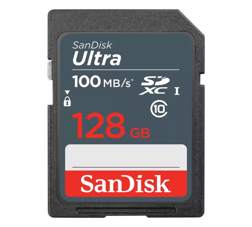 Карта памяти SDXC 128GB SanDisk Ultra SDSDUNR-128G-GN3IN Class 10 UHS-I