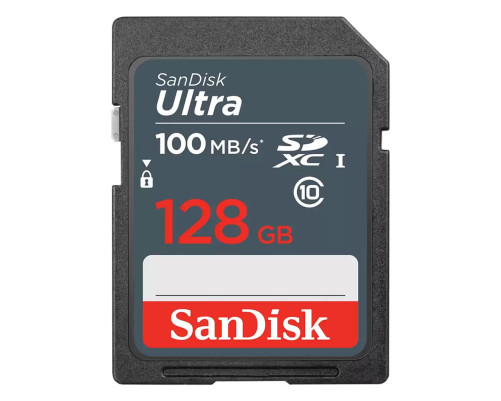 Карта памяти SDXC 128GB SanDisk Ultra SDSDUNR-128G-GN3IN Class 10 UHS-I Карта памяти SDXC 128GB SanDisk Ultra SDSDUNR-128G-GN3IN Class 10 UHS-I