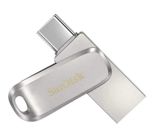 USB накопитель 512GB SanDisk Ultra Dual USB 3.1 Gen 1, серебристый