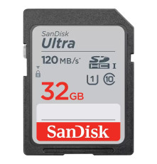 Карта памяти SDHC 32GB SanDisk Ultra SDSDUN4-032G-GN6IN Class 10 UHS-I