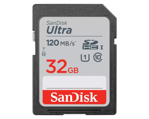 Карта памяти SDHC 32GB SanDisk Ultra SDSDUN4-032G-GN6IN Class 10 UHS-I Карта памяти SDHC 32GB SanDisk Ultra SDSDUN4-032G-GN6IN Class 10 UHS-I