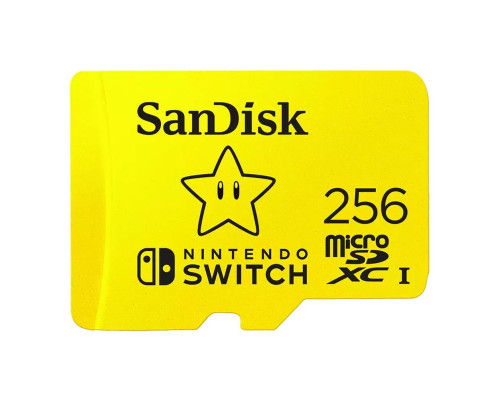 Карта памяти microSDXC 256GB SanDisk Nintendo Switch SDSQXAO-256G-GN3ZN Class 10 UHS-I U3, без адаптера Карта памяти microSDXC 256GB SanDisk Nintendo Switch SDSQXAO-256G-GN3ZN Class 10 UHS-I U3, без адаптера