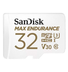 Карта памяти microSDHC 32GB SanDisk MAX ENDURANCE SDSQQVR-032G-GN6IA Class 10 U3 V30, с адаптером