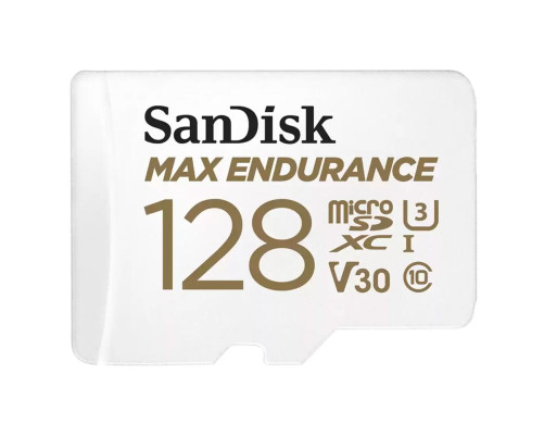 Карта памяти microSDXC 128GB SanDisk MAX ENDURANCE SDSQQVR-128G-GN6IA Class 10 U3 V3, с адаптером Карта памяти microSDXC 128GB SanDisk MAX ENDURANCE SDSQQVR-128G-GN6IA Class 10 U3 V3, с адаптером