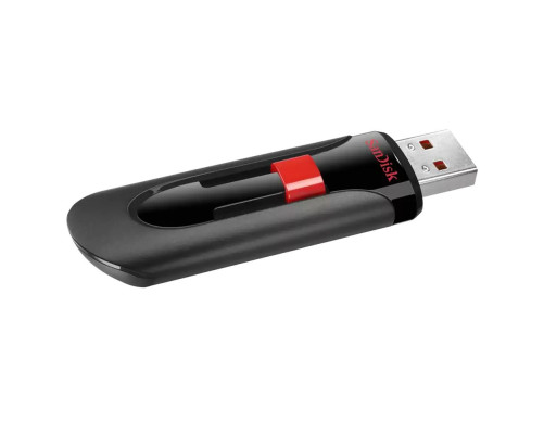 USB накопитель 64GB SanDisk Cruzer Glide USB 2.0, черный/красный USB накопитель 64GB SanDisk Cruzer Glide USB 2.0, черный/красный