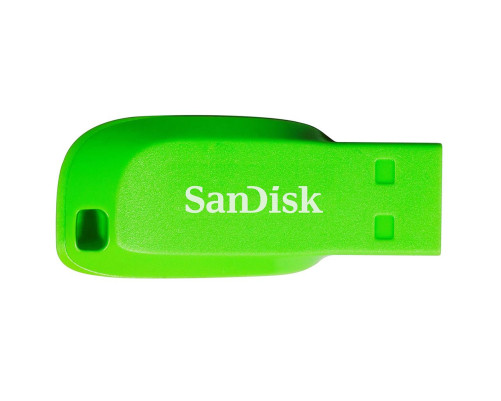 USB накопитель 16GB SanDisk Cruzer Blade USB 2.0, зеленый USB накопитель 16GB SanDisk Cruzer Blade USB 2.0, зеленый