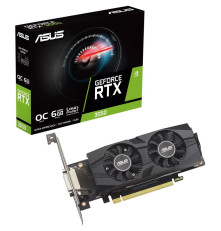Видеокарта ASUS RTX3050-O6G-LP-BRK 6Gb, GDDR6/96-bit